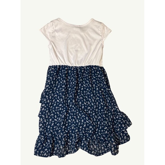 Wonder Nation Blue & White Floral Dress XS (4-5) - Picture 13 of 14